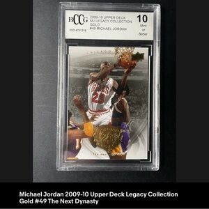 Michael Jordan Upper Deck Legacy Collection Card